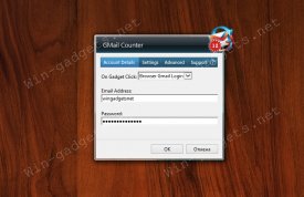Gmail Counter gadget