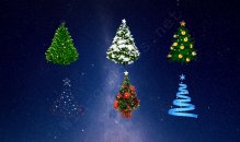 Christmas trees on your desktop (Gadget for windows 7)