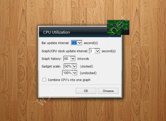CPU Utilization widget.
