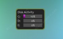 Disk Activity - windows 7 desktop gadget.