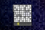 Sudoku puzzle on Windows 7 desktop.
