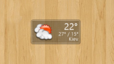 Chameleon Weather - weather gadget for Windows 7.